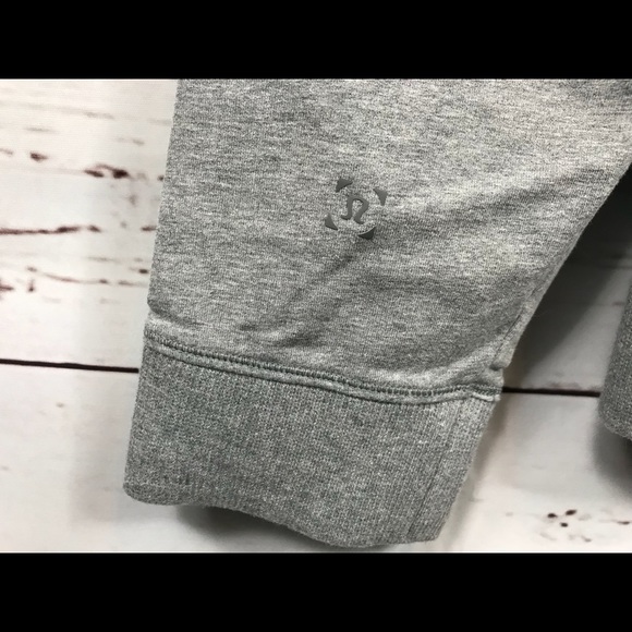 Lululemon Cross Cut Hoodie-Gray, Large - Picture 3 of 4